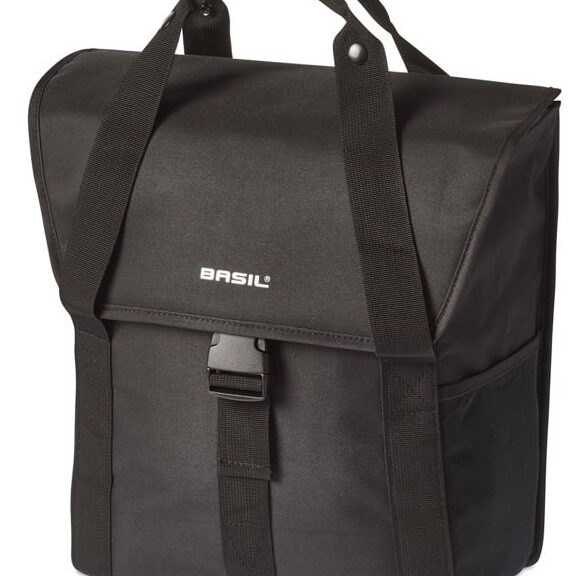 Enkele fietstas Basil GO 16 liter - zwart