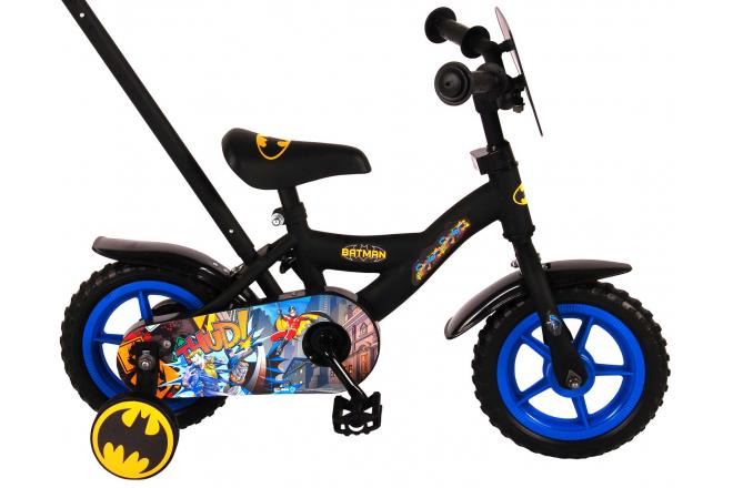 Kinderfiets 10" DCComics Batman - zwart/geel