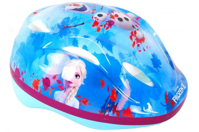 Fietshelm/skatehelm Disney Frozen 2 51-55cm - lichtblauw/paars