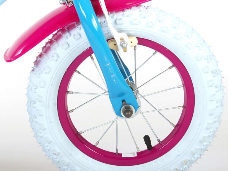 Kinderfiets 12 inch Disney Frozen 2 - lichtblauw/paars
