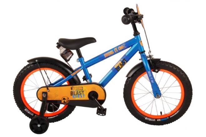 Kinderfiets 16 inch NERF - satin blue