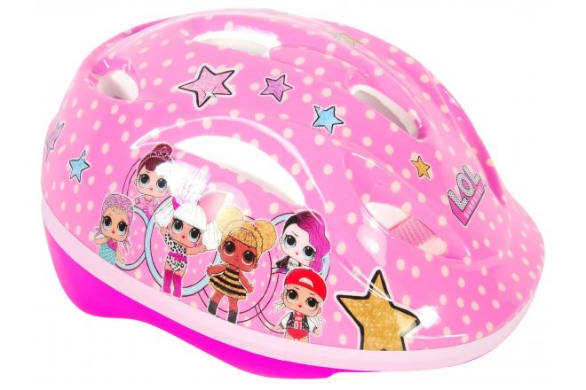 Fietshelm/skatehelm LOL Surprise 51-55cm - roze