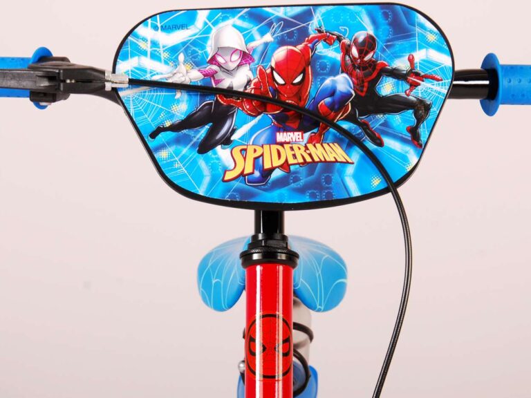Kinderfiets 16 inch Spider-Man - blauw/rood