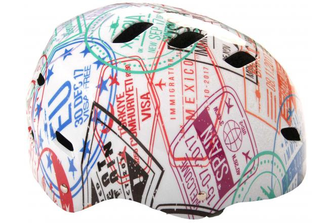 Fiets-/skatehelm Volare Travel the World 55-57cm