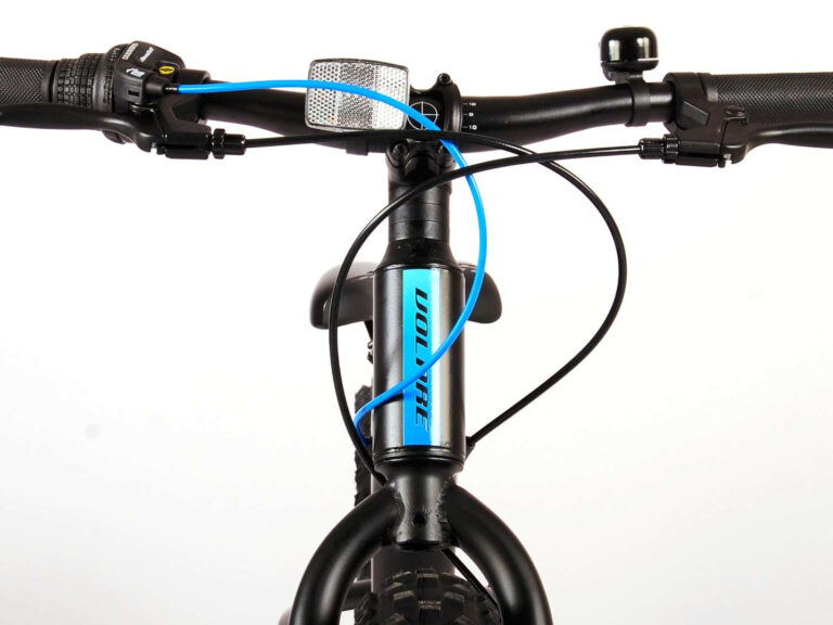 Kinderfiets 20 inch Volare Gradient 6-speed - zwart/blauw/aqua