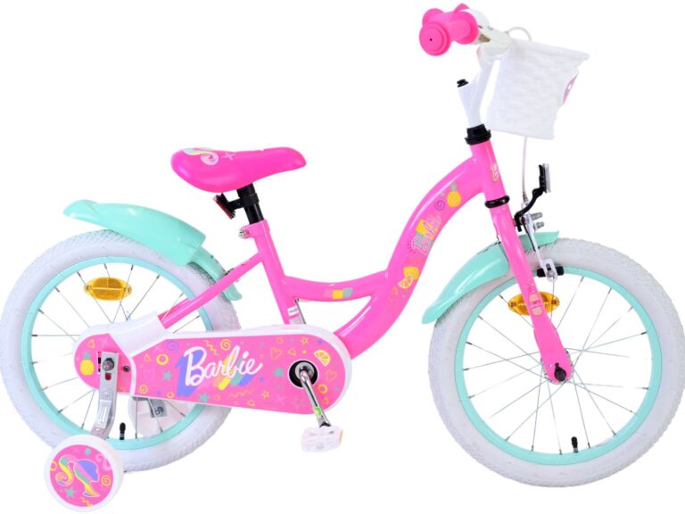 Kinderfiets 16" Barbie - roze