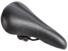 Fietszadel voor 20-24" kinderfiets - zwart