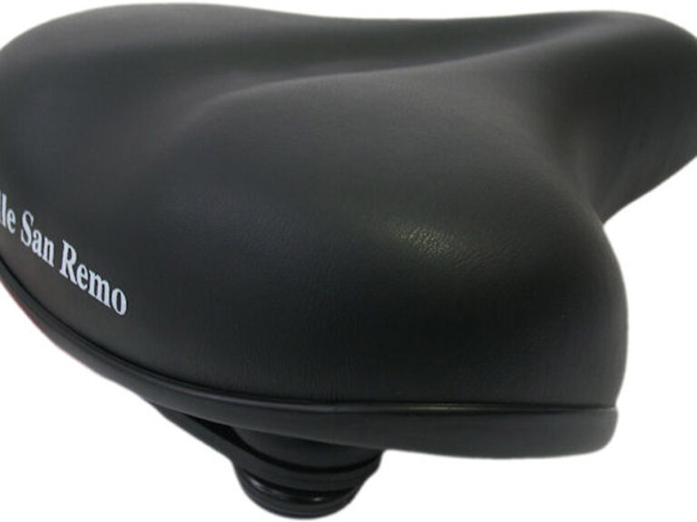 Fietszadel Selle San Remo Citybike met elastomeer vering en hoekbescherming