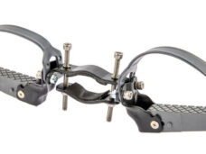 Voetsteunen Mirage met rubber riem inclusief framebuisklem