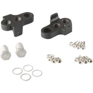 Crankverkorter Mirage aluminium - zwart