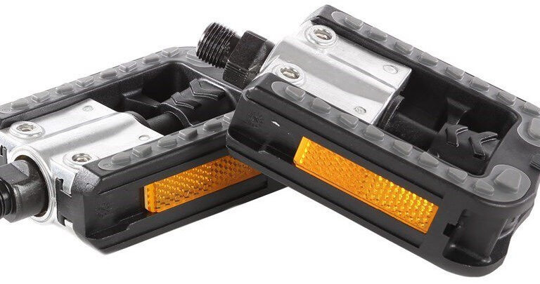 VP vouwpedaal 9/16  Mirage VP-113 anti-slip met reflectoren