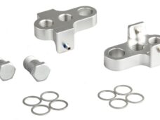 Crankverkorter Mirage T6 aluminium met RVS bouten - zilver