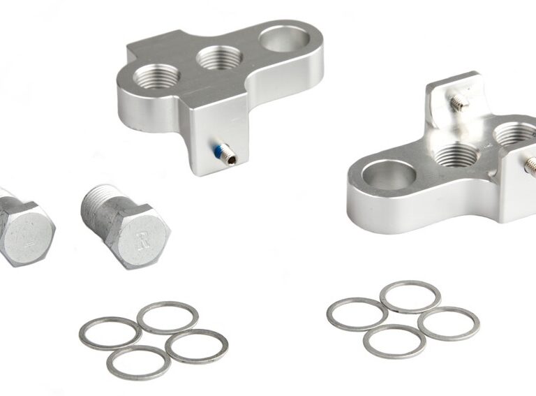 Crankverkorter Mirage T6 aluminium met RVS bouten - zilver