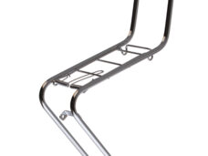 Voordrager retro 26/28" Steco met klapper en veer - chrome