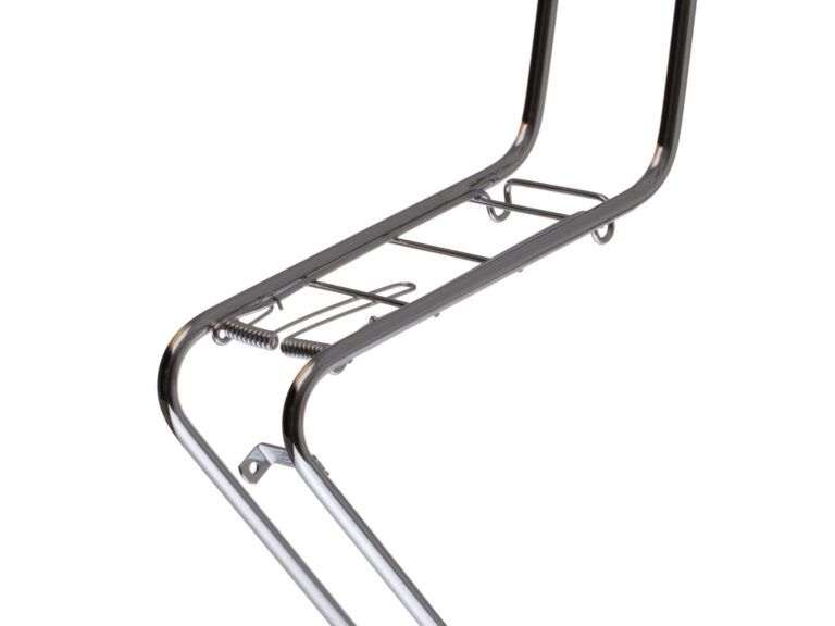 Voordrager retro 26/28" Steco met klapper en veer - chrome