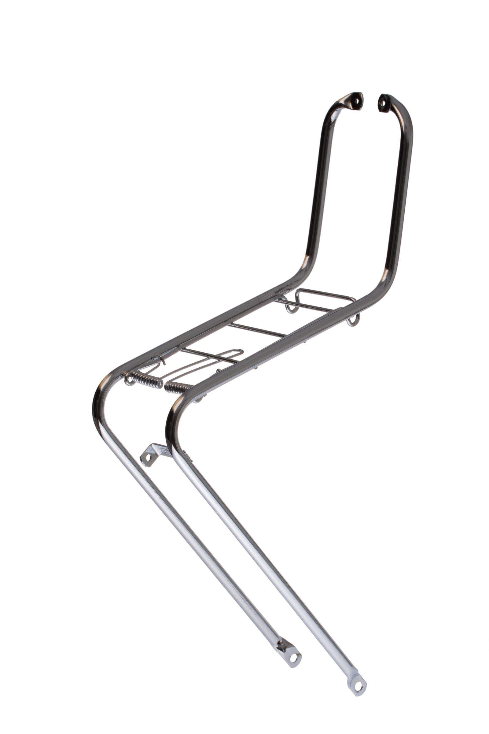 Voordrager retro 26/28" Steco met klapper en veer - chrome