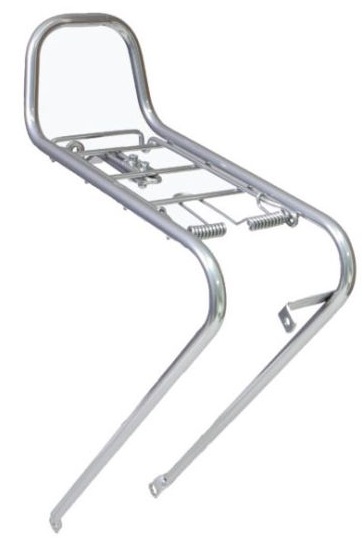 Retro voordrager 28" Steco - chroom