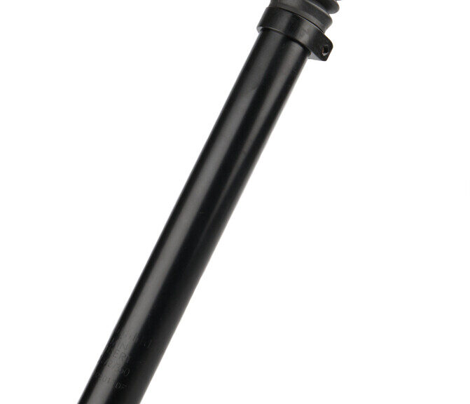Zadelpen Kalloy verend ø27.2 / 350mm aluminium - zwart