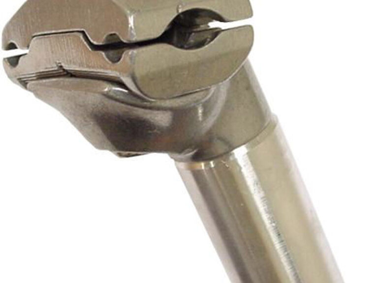 Zadelpen ATB ø27,8 mm / 350 mm aluminium - zilver