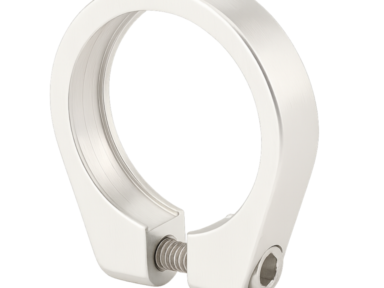Zadelpenklem ø34.9 mm Edge aluminium met inbusbout - zilver