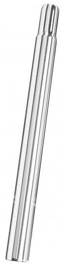 Zadelpen kaars ø27.2 mm / 300 mm aluminium - zilver