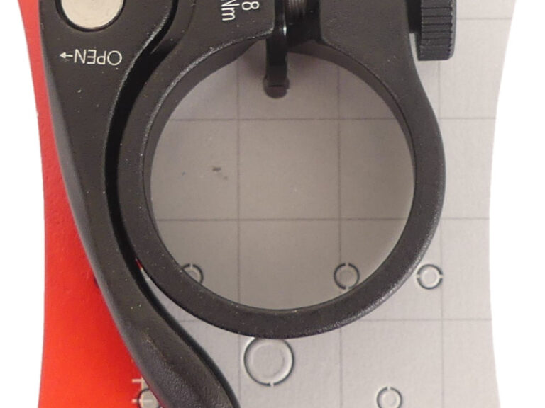 Zadelpenklem Ergotec SCQ-0100 ø31,8 mm aluminium met snelspanner - zwart