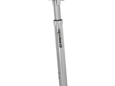 Telescopische verende zadelpen Ergotec SP-5.0 ø27.2 mm / 350 mm - zilver