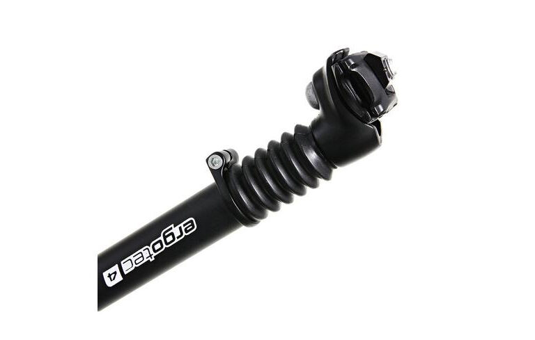 Zadelpen verend Ergotec Cushy-ST ø27,2  mm / 350 mm - zwart