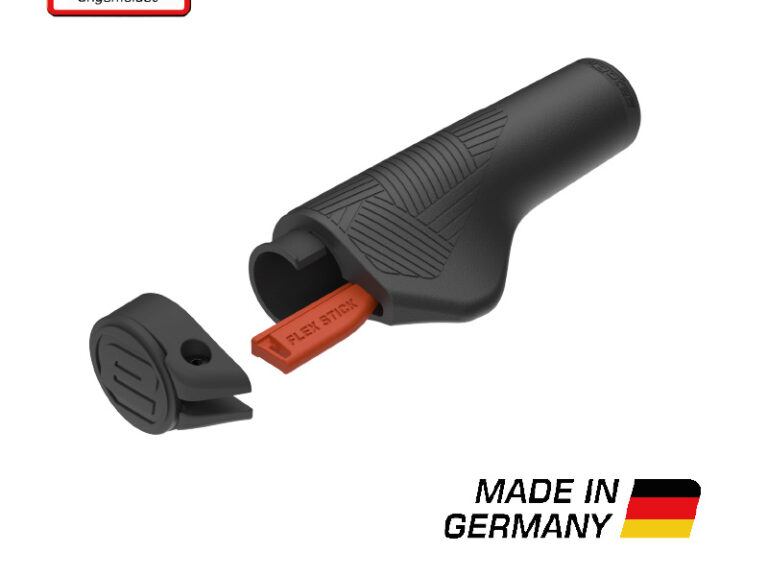 Handvatset Ergotec EG-Active Flex - links 135mm / rechts 135mm - zwart