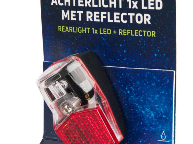 Achterlicht IKZI 1x LED met E1-goedgekeurde reflector
