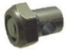 Spatbordoogklembout verchroomd Bofix voor Bleumels spatbord (12 stuks)