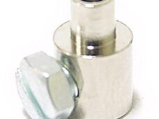 Dwarsnippel / schroefnippel haaks Bofix ø7 × 10mm messing (25 stuks)