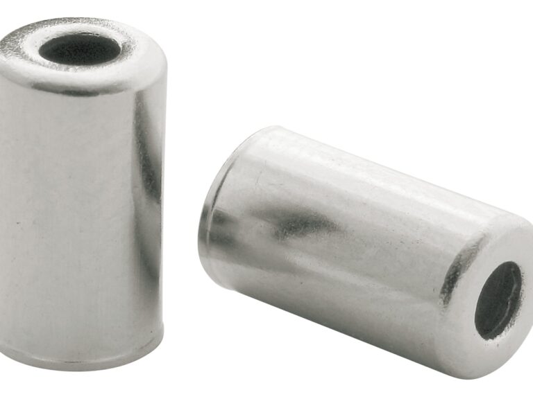 Kabelhoedje Elvedes ø5,0mm messing - zilver (200 stuks)
