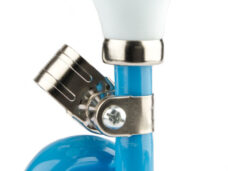 Fietstoeter krul PexKids - blauw met witte bol