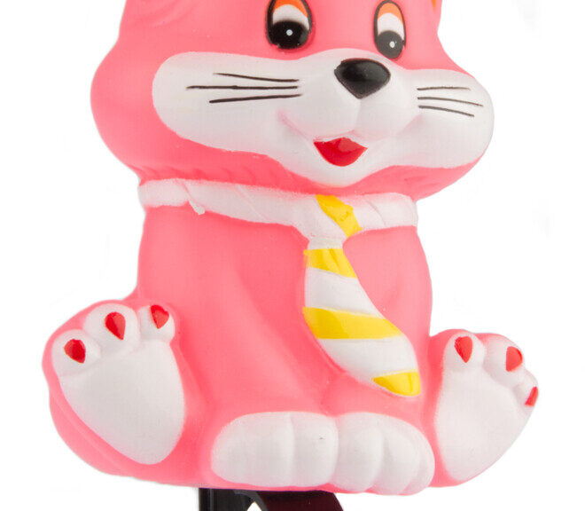 Fietstoeter PexKids Poes - roze