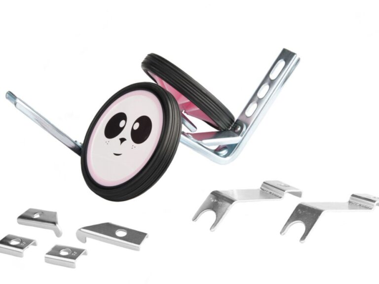 Zijwielen 12~20" PexKids Unicorn/Panda - roze
