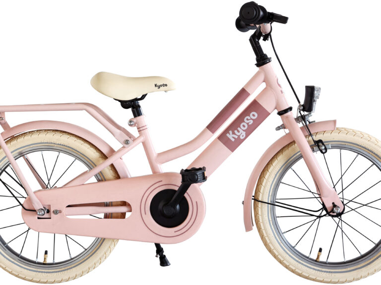Kinderfiets Kyoso Blossom Breeze 16 inch met remnaaf - mat roze
