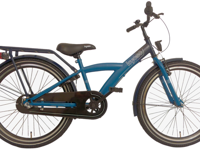 Kinderfiets Kyoso X-Rider 24 inch Nexus-3 met remnaaf - donkerblauw/aqua