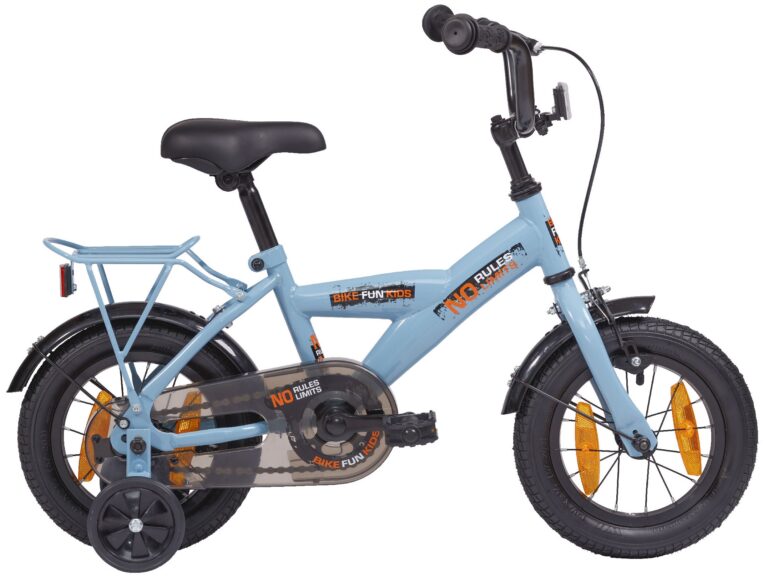Kinderfiets 12" Bikefun No Rules - blauw