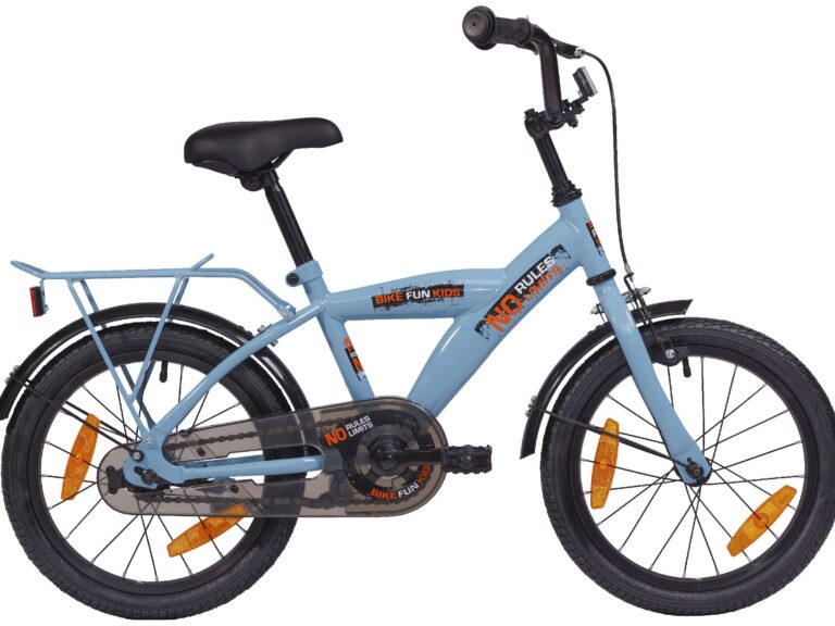 Kinderfiets 16" Bikefun No Rules - blauw