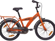 Kinderfiets Bikefun No Rules No Limit 18 inch met Remnaaf - Oranje