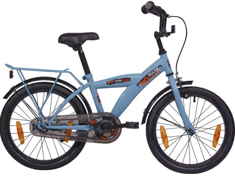 Kinderfiets 18" Bikefun No Rules - blauw