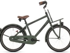 Kinderfiets Bikefun Load 20 inch met remnaaf - Kaki Mat Groen