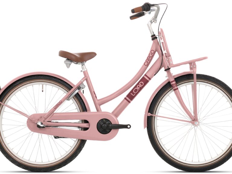 Kinderfiets Bikefun Load 20" met remnaaf - Mahogany Roze