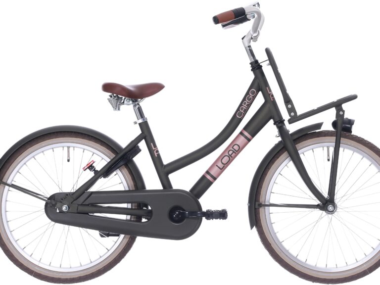 Kinderfiets Bikefun Load 20 inch met remnaaf - Elegance Mat Groen