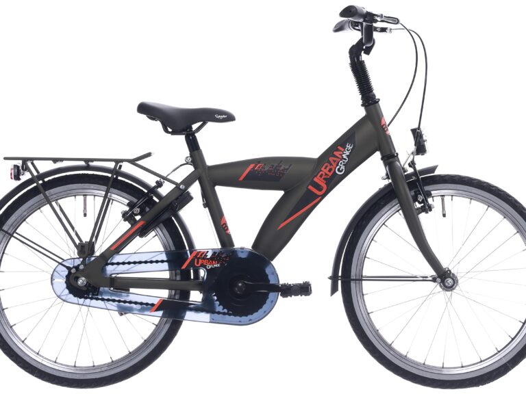 Kinderfiets Bikefun Urban City 20 inch met Remnaaf - Mat Groen