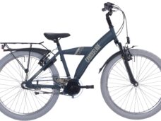 Kinderfiets 24" Bike Fun Camouflage met Shimano Nexus 3  - mat donkergroen