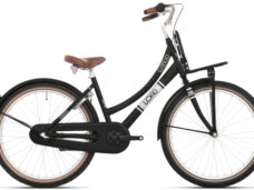 Kinderfiets Bikefun Urban City 24 inch met Nexus 3 versnelling/remnaaf - Mat Zwart