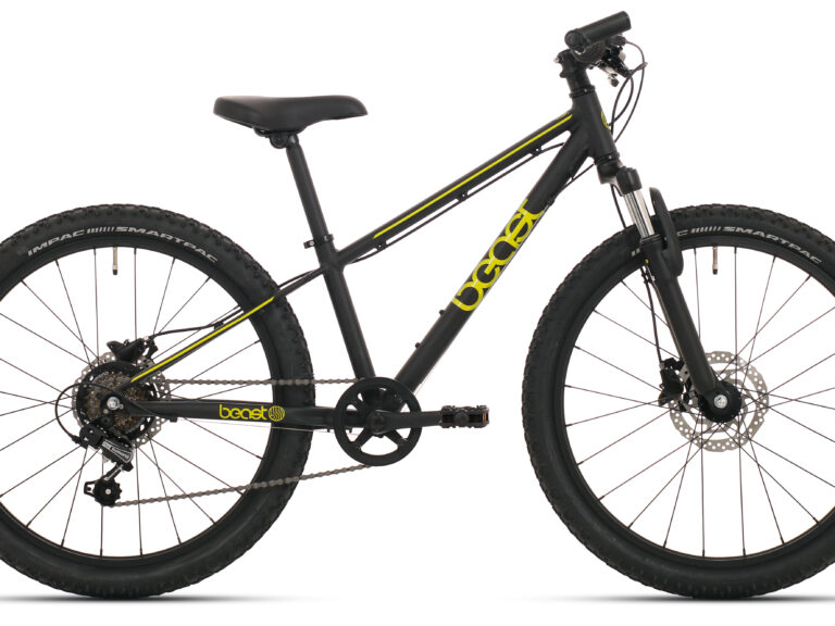 Bikefun 24" The Beast disc brake 6 speed - zwart/geel