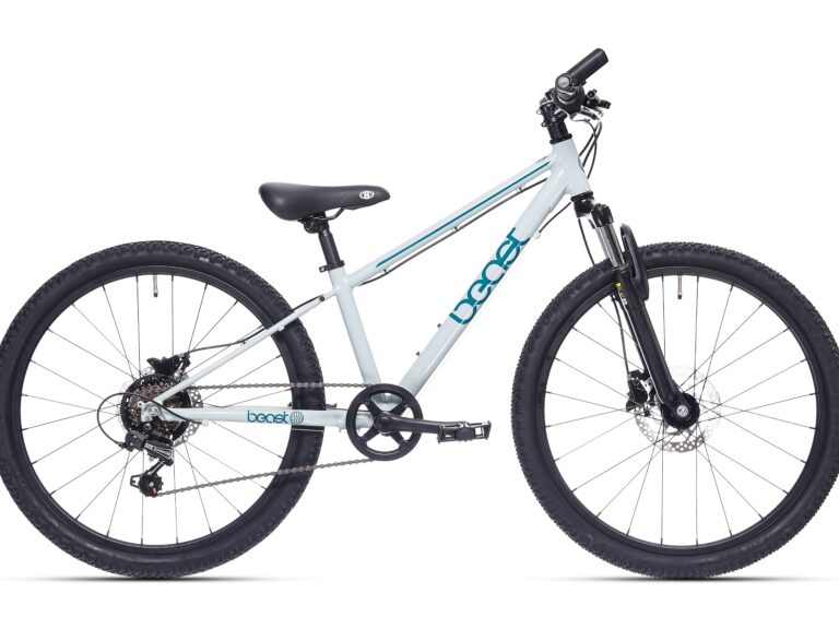 Kinderfiets Bikefun Beast 24 inch met Shimano 6 versnellingen en Disc-brakes - Seagrass